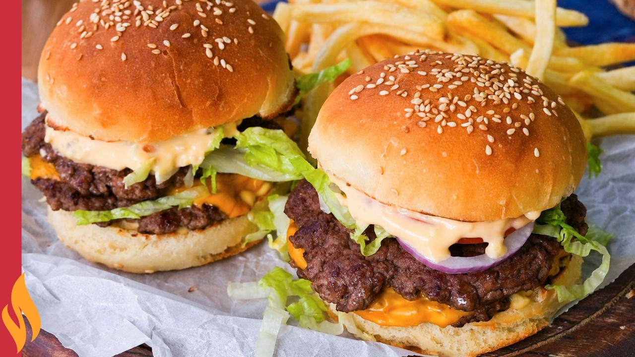 Самый простой рецепт бургера 😎 Разбитый бургер с мягким хлебом 🍔