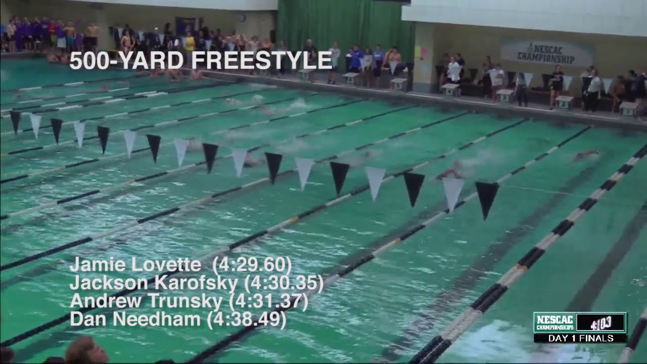 NESCAC MEN'S SWIMMING AND DIVING FINALS DAY 1