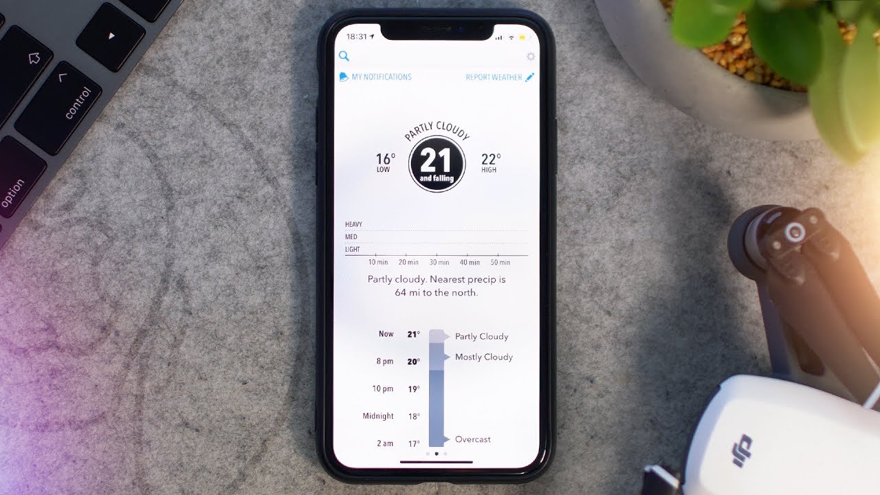 Stay ahead of the storm with Dark Sky Weather | 50 Essential iOS Apps #2