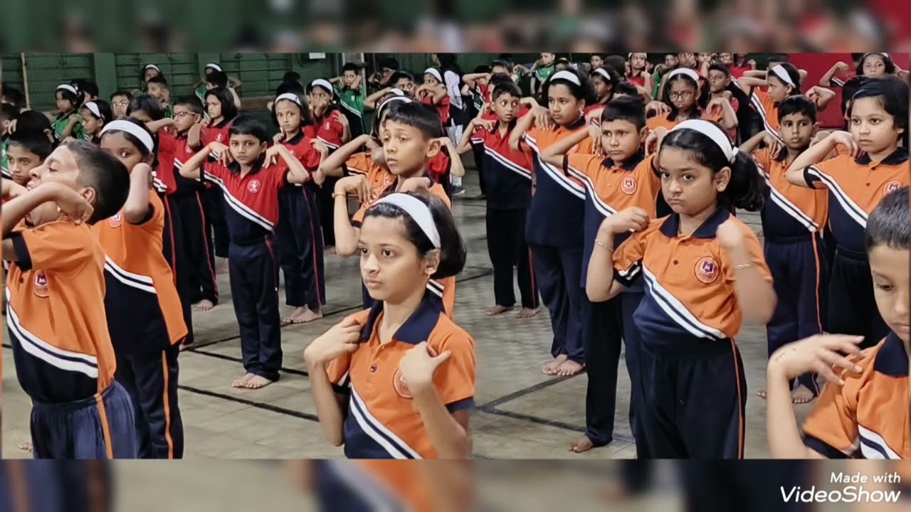 Primary- International Yoga Day, Maharashtriya Mandal English Medium School, Tilak Road, Pune
