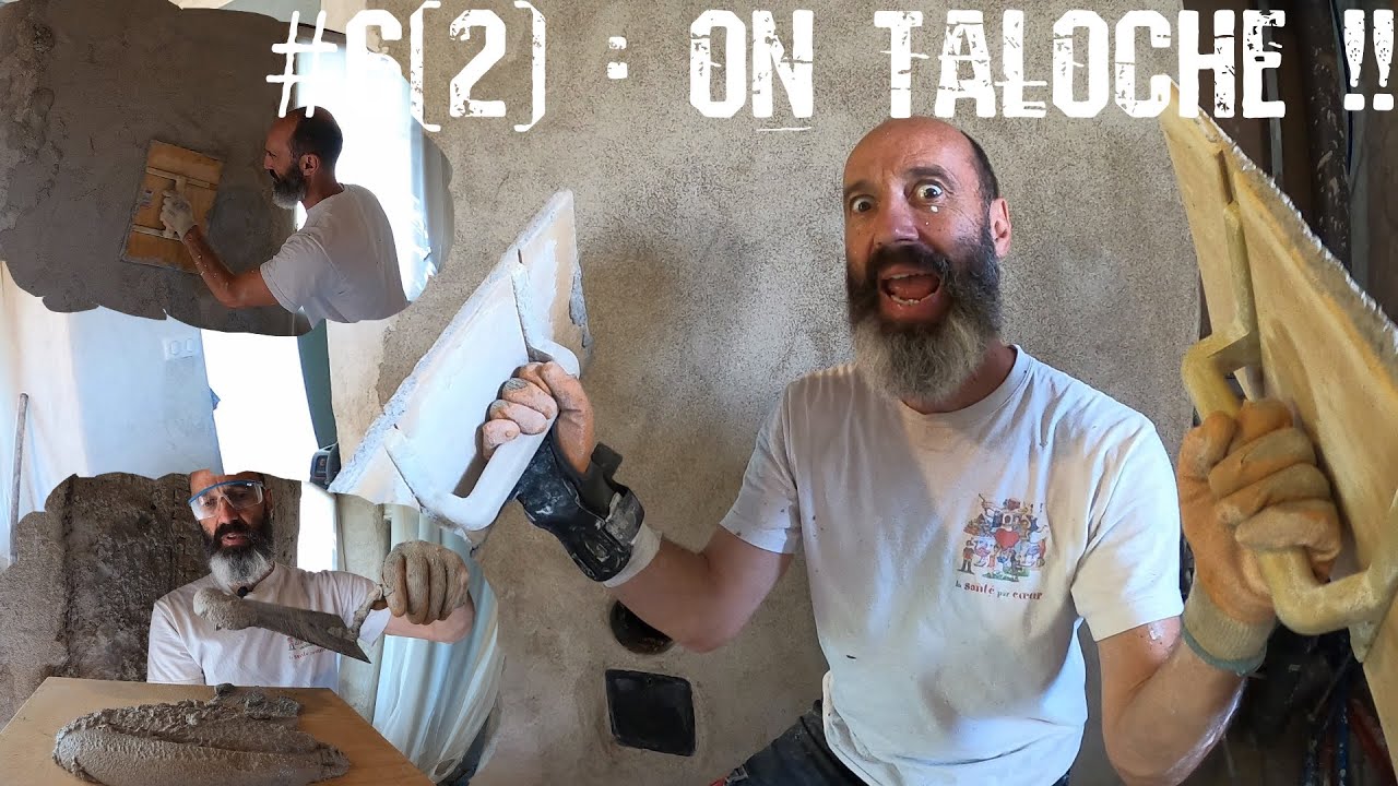 Faire les ENDUITS à la CHAUX (2/2) - le CORPS D'ENDUIT... On TALOCHE ! 🚧 Rénovation RDC cuisine #6