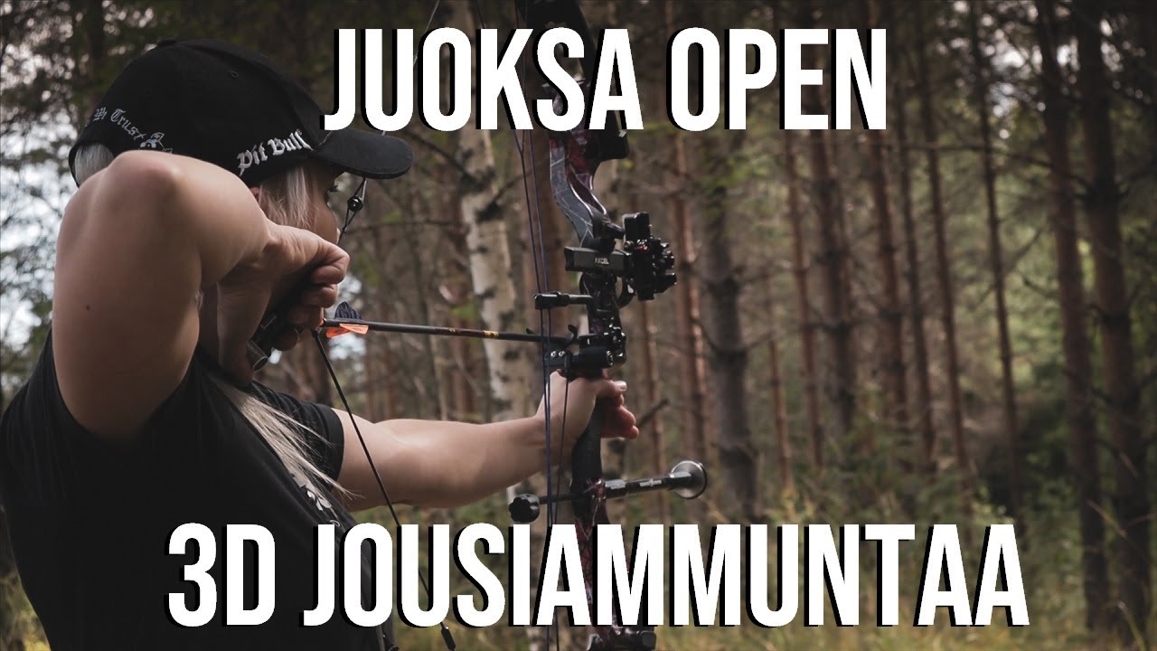 JUOKSA OPEN 3D JOUSIAMMUNTA KISA JOUSIMETSÄSTYS SEURA JUOKSA RY ORIMATTILA #juoksa #jousiammunta
