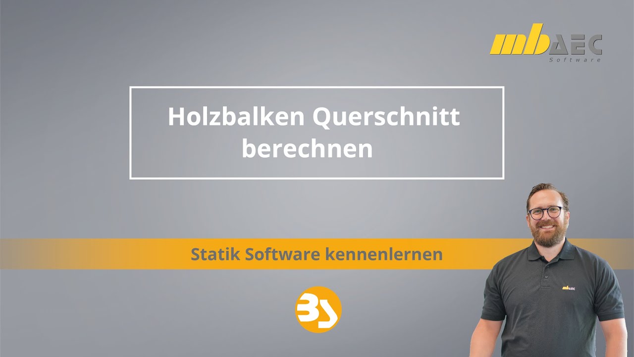 Holzbalken Querschnitt berechnen