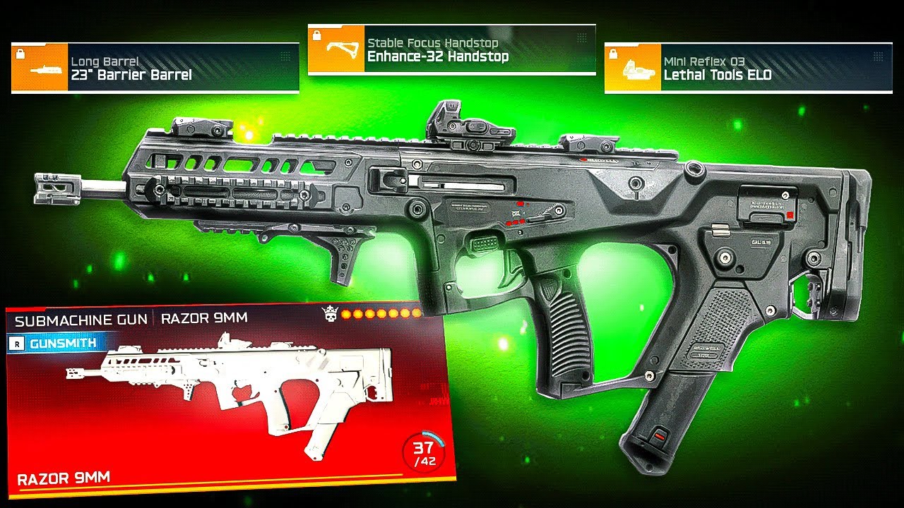 now FASTEST KILLING SMG in BLACK OPS 7.. RAZOR 9MM 🔥 (Best RAZOR 9MM Class Setup) 