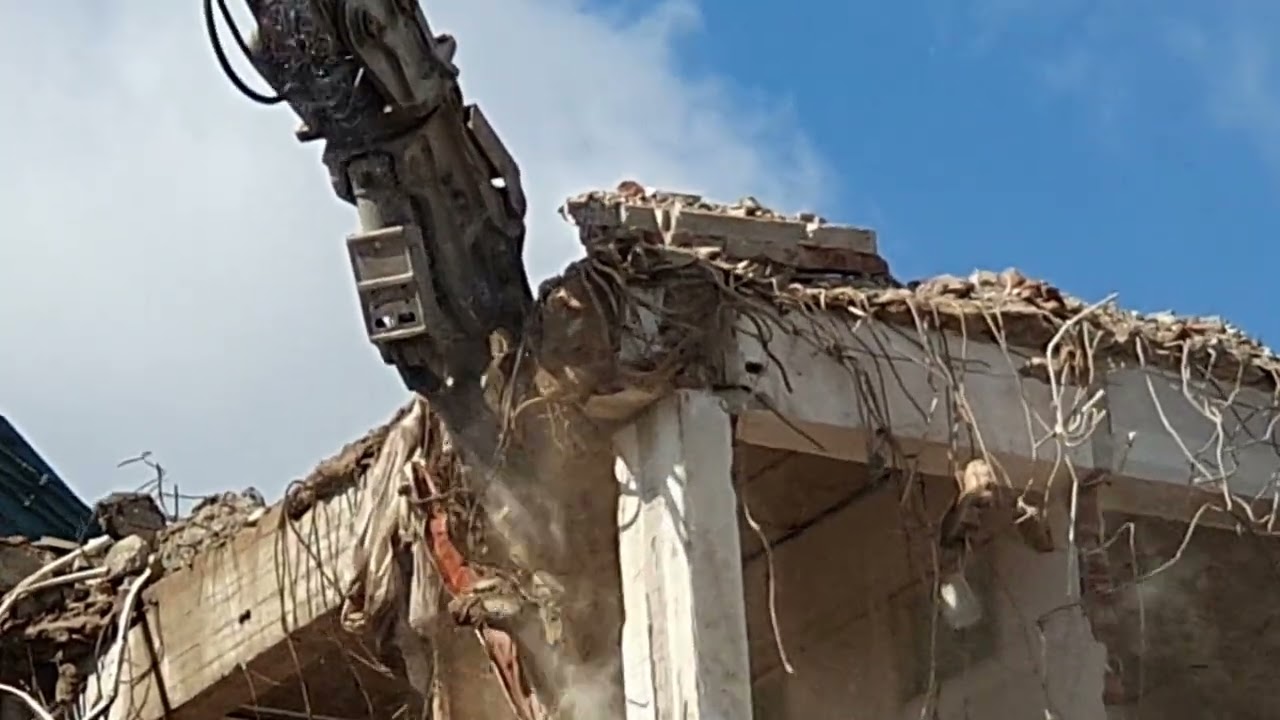 Deel4 ADEX groep sloopwerkzaamheden🏢🧱 bij de stationsplein in LEIDEN