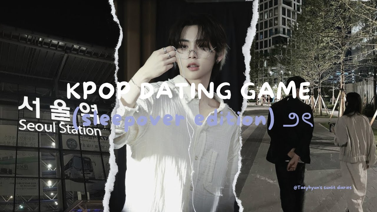 KPOP DATING GAME | SLEEPOVER EDITION | KPOP DATING DOORS