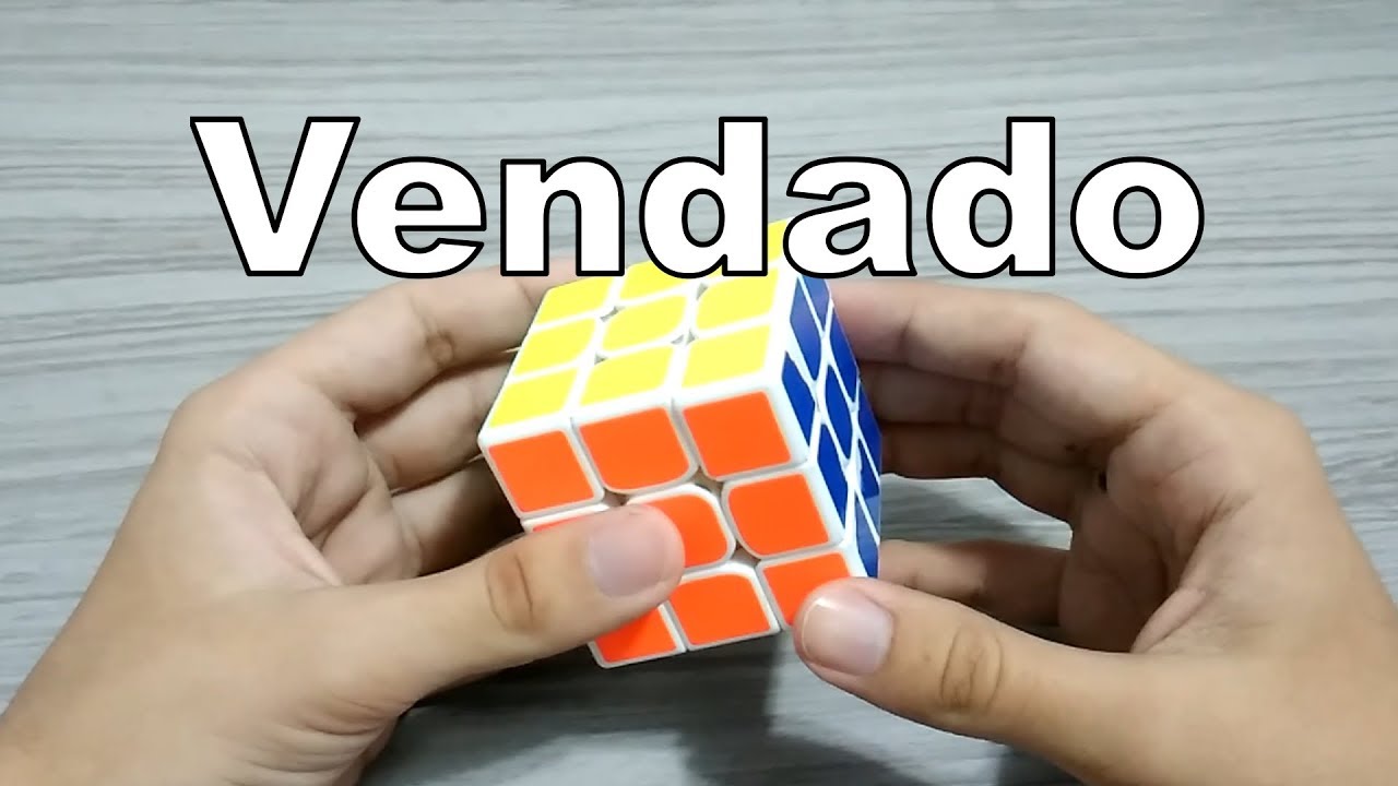 Como Resolver o Cubo Mágico Vendado (Método Básico).