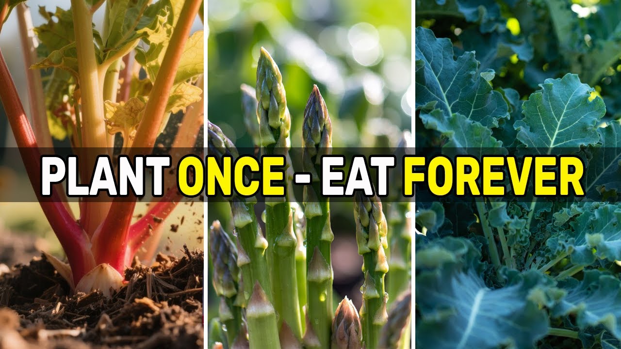 Plant These 12 Perennial Vegetables Once – Harvest Fresh Food Year After Year! #homegardening