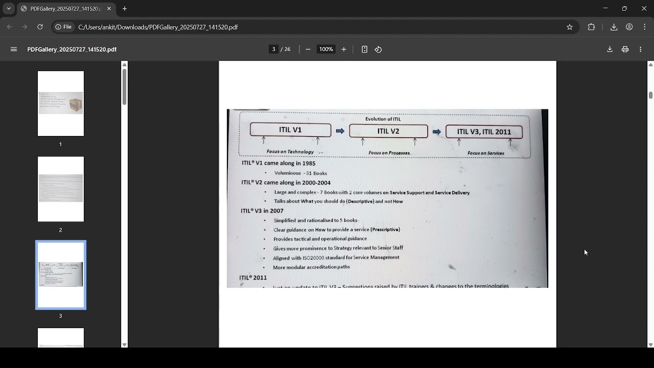 ITIL Part 1 #servicenow #education #tutorial #learning #itil