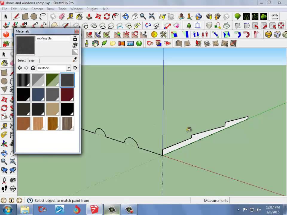 HOW TO CREATE A REALISTIC ROOF TILE INSIDE SKETCHUP