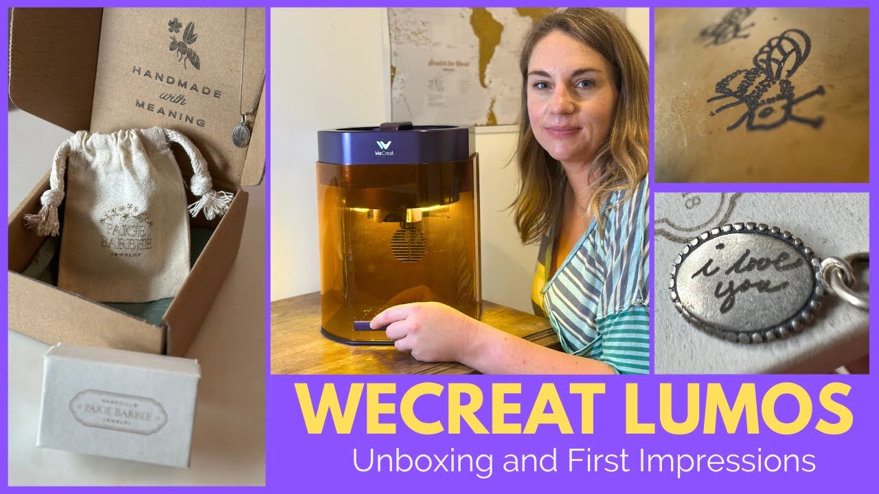 WeCreat Lumos: Unboxing and first impressions | Laser Engraving for Jewelry Businesses