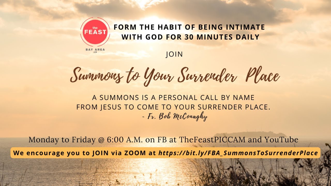 Summons to Your Surrender Place - December 19, 2022