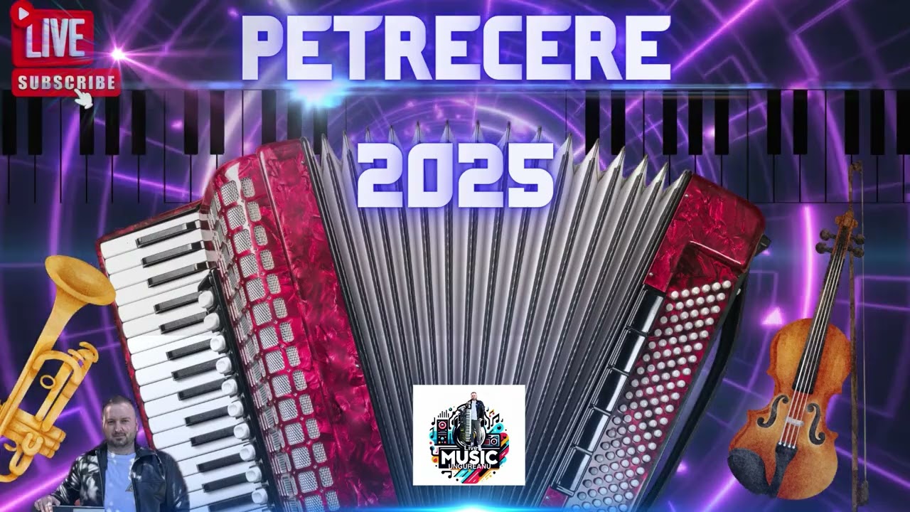 Colaj Petrecere Acordeon💥2025💥Muzica Populara De Joc💥Live Colaj Melodii Nunta💥instrumental