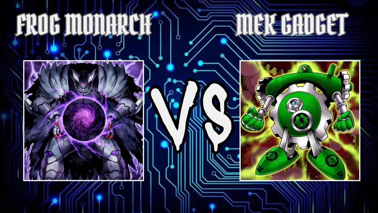 Icarus89(Frog Monarch) vs Red-gadget(Mek Gadget) | Yugioh Edison Format | Dueling Book