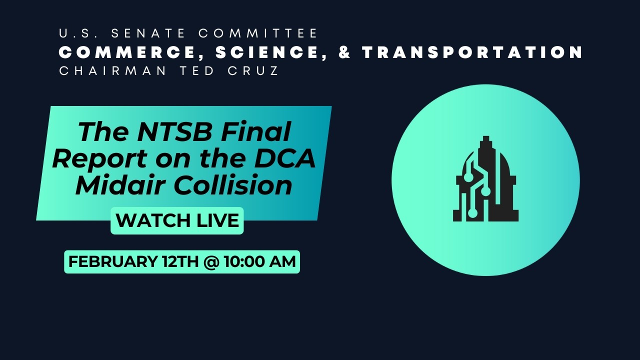 NTSB to Testify on DCA Midair Collision Investigation