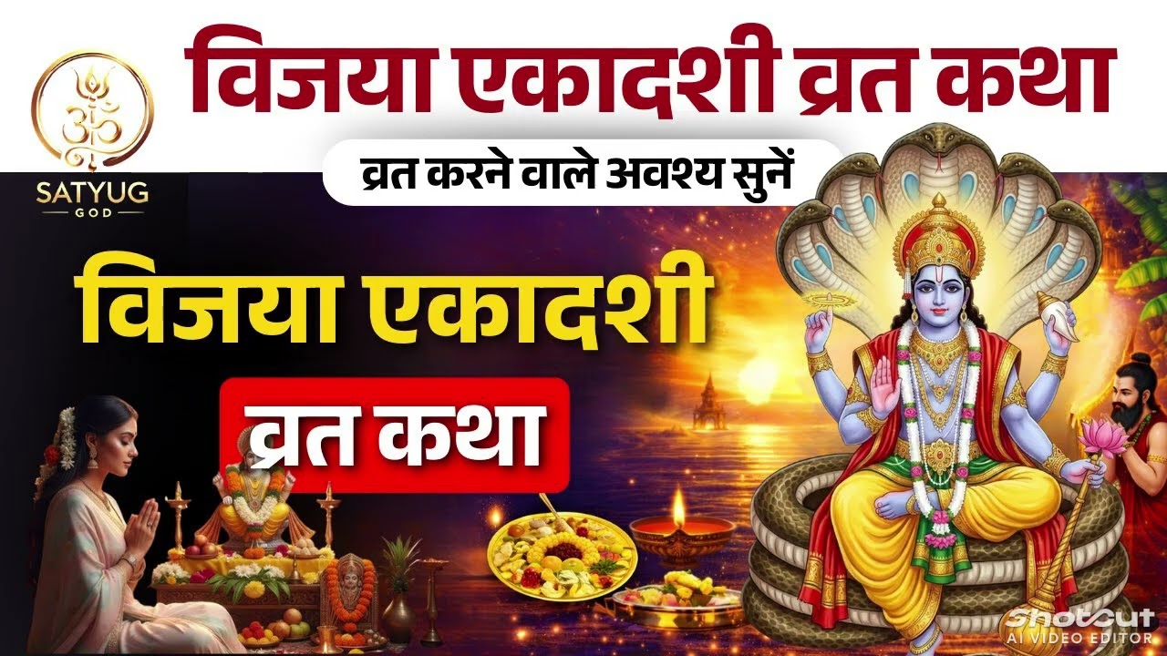 Vijya akadashi vart katha विजया एकादशी व्रत कथा