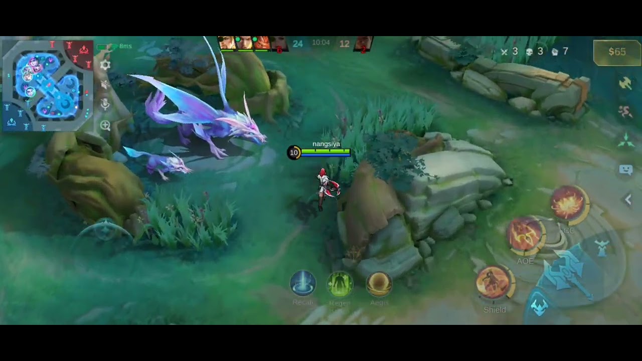 Moba 5v5 gameplay video 