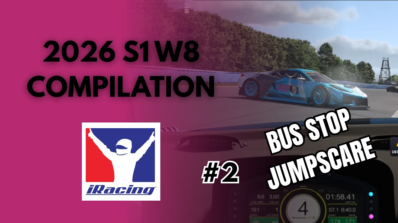 iRacing Season 1 Week 8 2026 #2 – Crash Compilation | Wrecks, Saves & Incidents