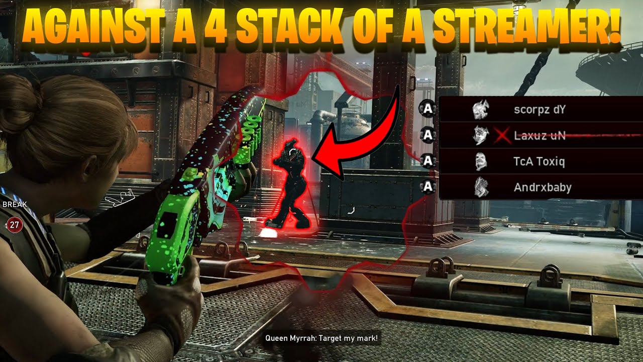 Gears 5 - PLAYED AGAINST STREAMER 4 STACK *INSANE* (RANKED CONTROL