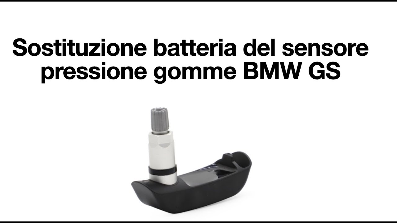Sensore pressione moto BMW GS  sostituzione batteria esausta