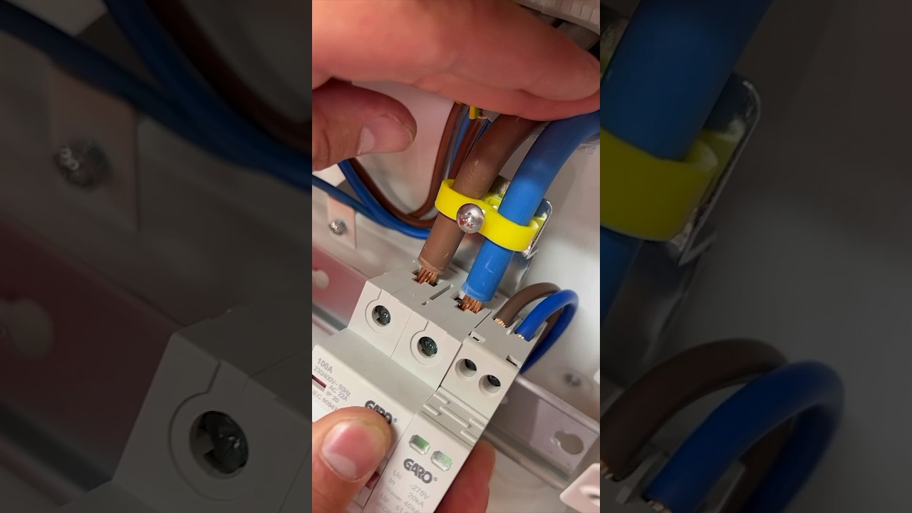 Electrician Effortlessly Builds Up a New Consumer Unit
