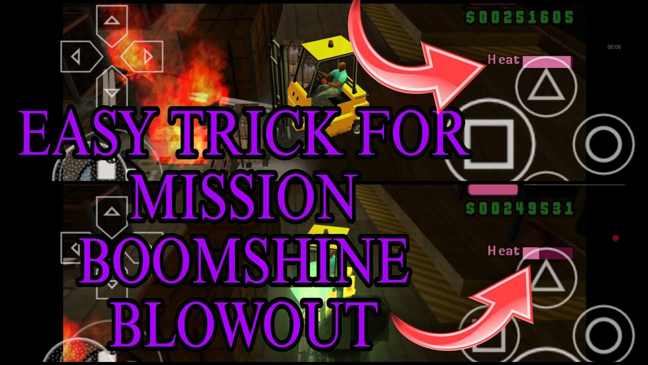 GTA VICE CITY STORIES EASY TRICK TO COMPLETE MISSION BOOMSHINE BLOWOUT #gta #gtaglitch #gtavcs