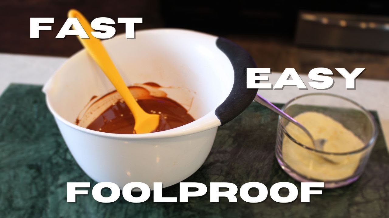 How To Temper Milk Chocolate Using Cocoa Butter Silk | Easiest Method!
