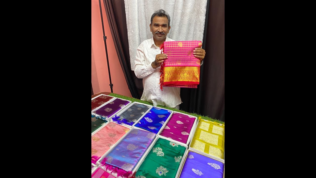 VENKATAGIRI PURE HANDLOOM SILK SAREES WEAVERS TO CUSTOMERS 9490463419
