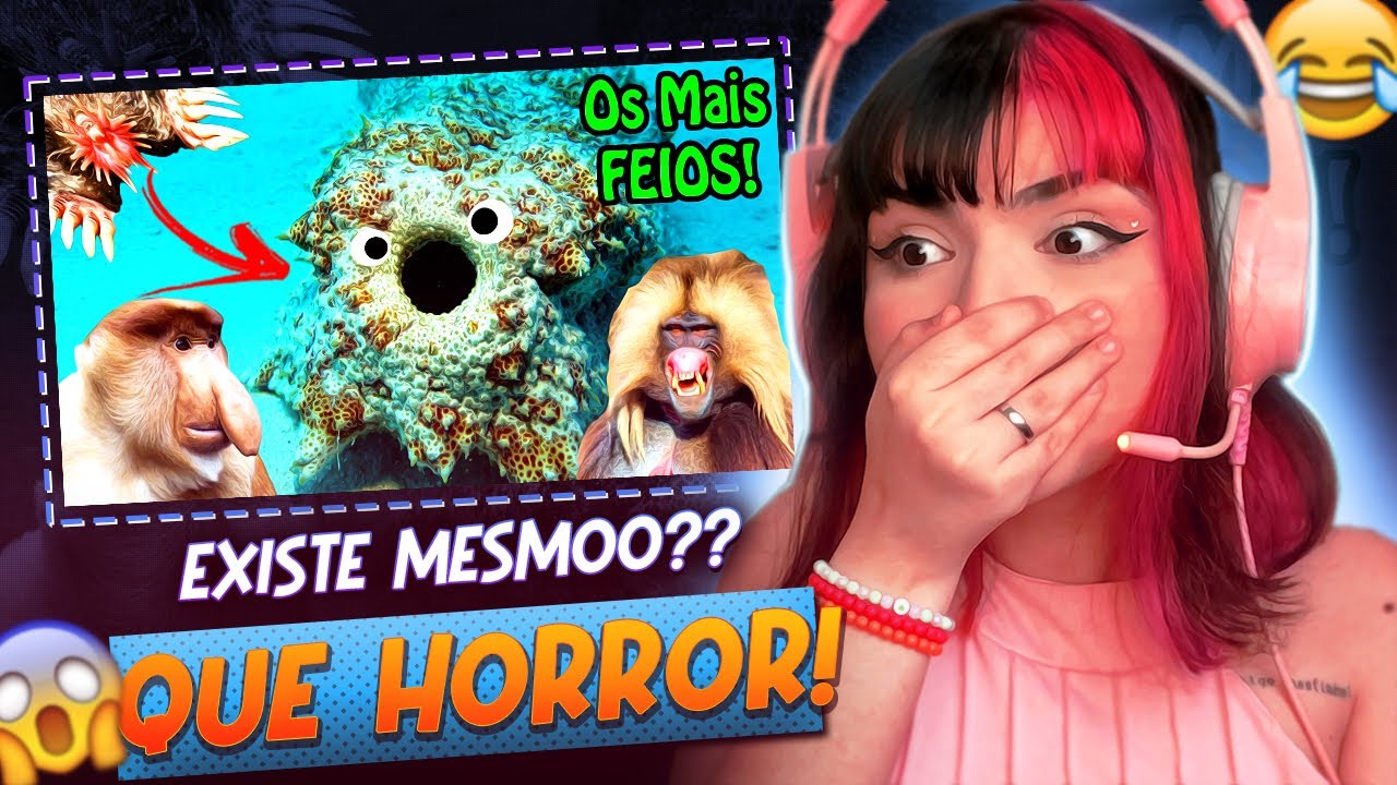 SÓ BICHO FEIO!😱Os Bichos mais ESTRANHOS e BIZARROS do Mundo!