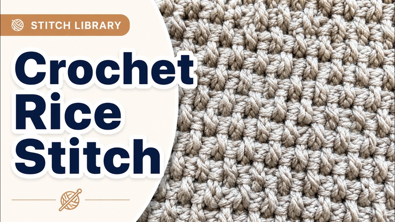 Crochet Rice Stitch