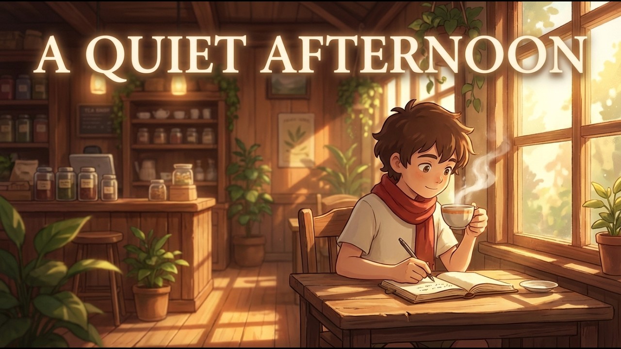 A Quiet Tea Afternoon | Cozy Animated Story (Ghibli style)