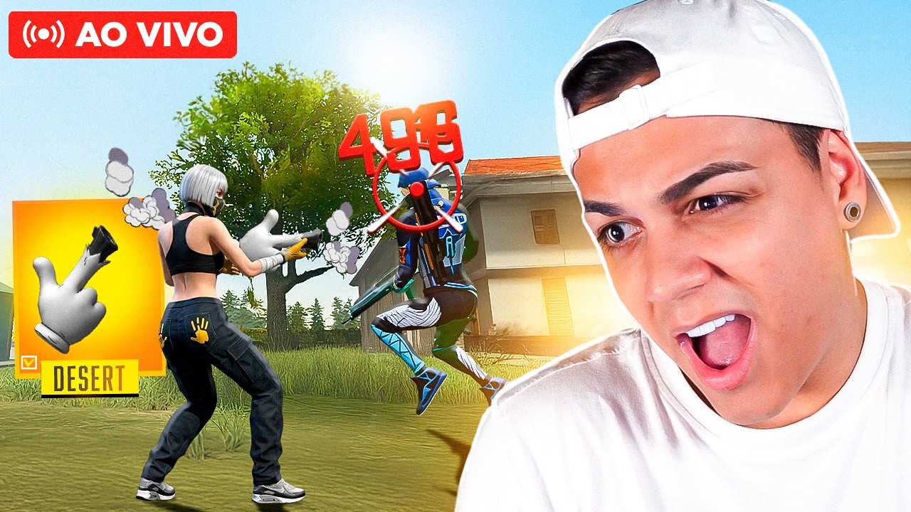 💙 NOVA DESERT CAPUDA!! 💙 FREE FIRE AO VIVO 💙 FREITAS ON