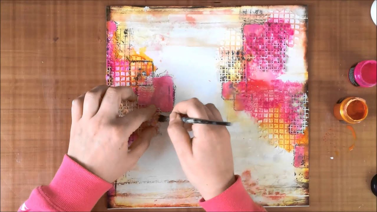 Mixed Media Scrapbooking Layout Tutorial for 7 Dots Studio