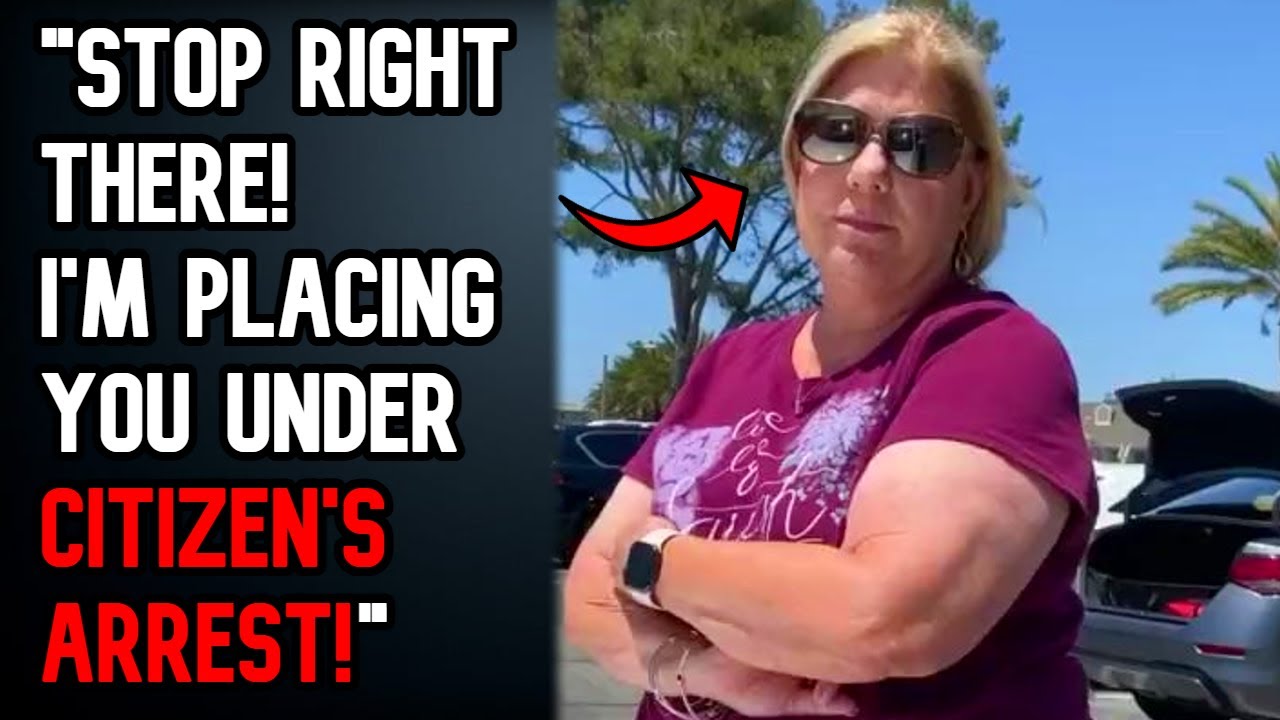 Karen Puts Disabled Guy Under 