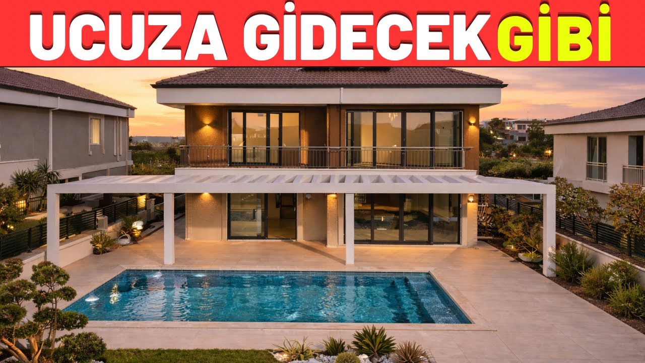 FIRSAT OLABİLİR, 500 m2 4+1 SATILIK VİLLA-A658 #didim #altınkum 