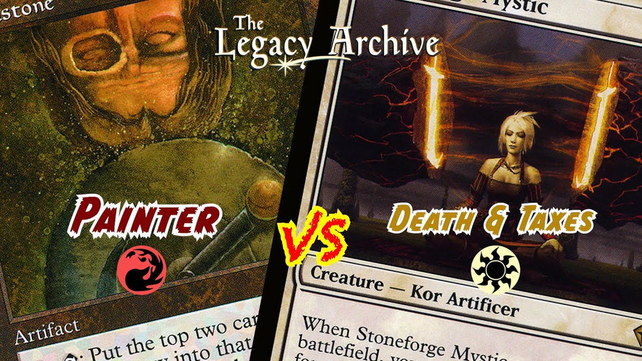 Mono Red Painter vs Death & Taxes - Paper Legacy MtG