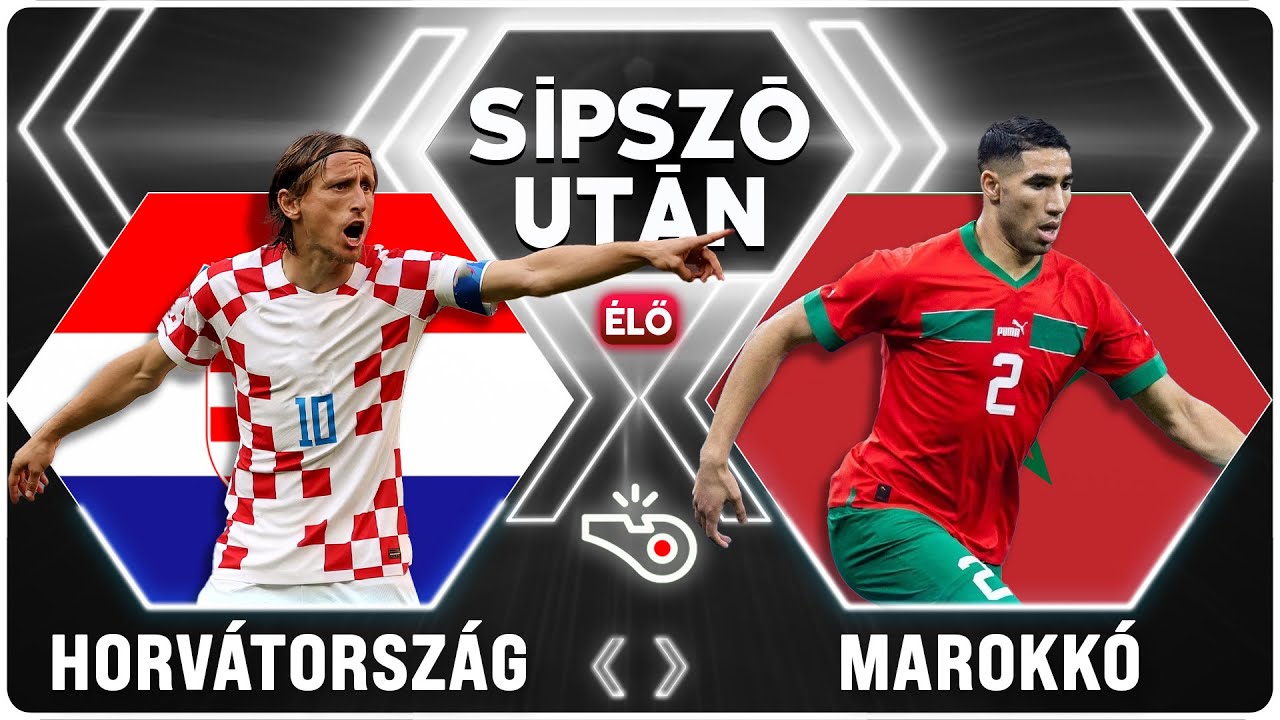 Horvátország - Marokkó REAKCIÓ | Sípszó után | Unibet