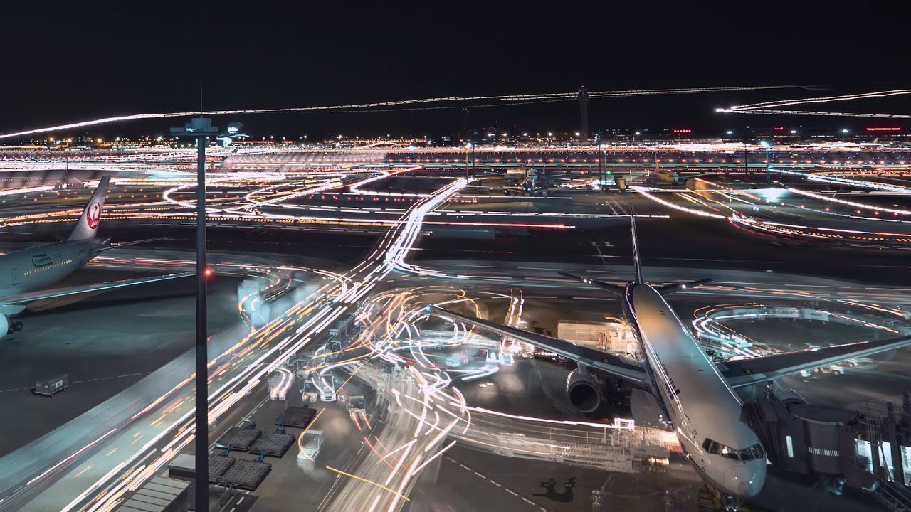 Haneda Airport Tilt Shift and Time Lapse