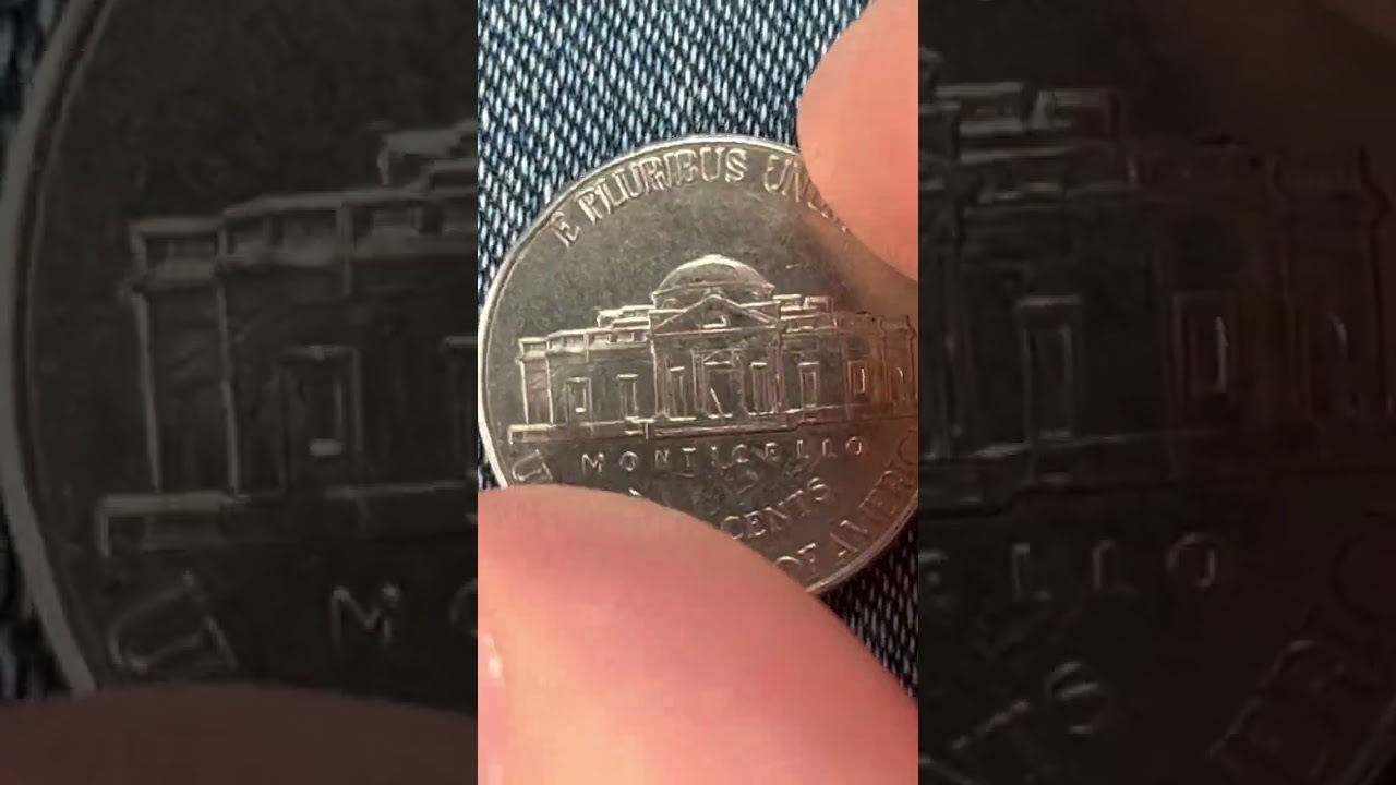 2016 P JEFFERSON NICKEL - OBVERSE AND REVERSE OF COIN