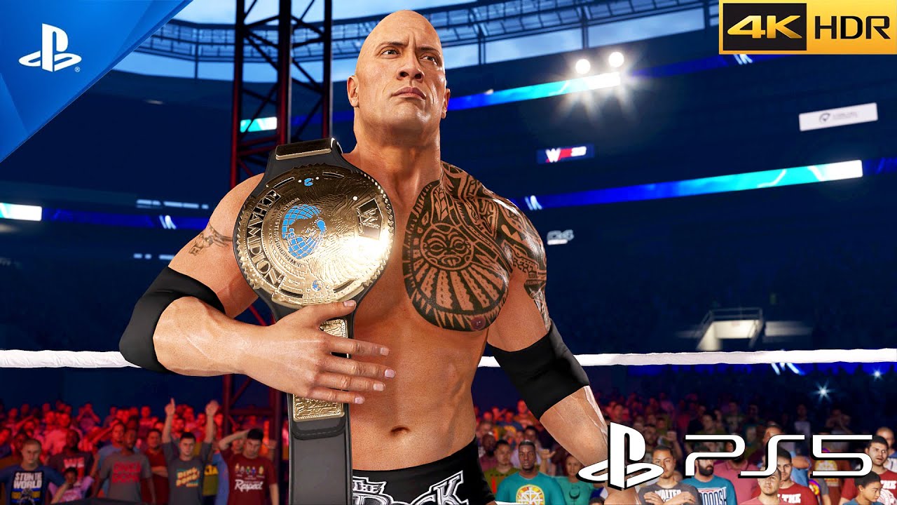 (PS5) WWE 2K23 Gameplay | The Rock vs Razon Ramon | NEXT-GEN Ultra Graphics [4K 60FPS HDR]