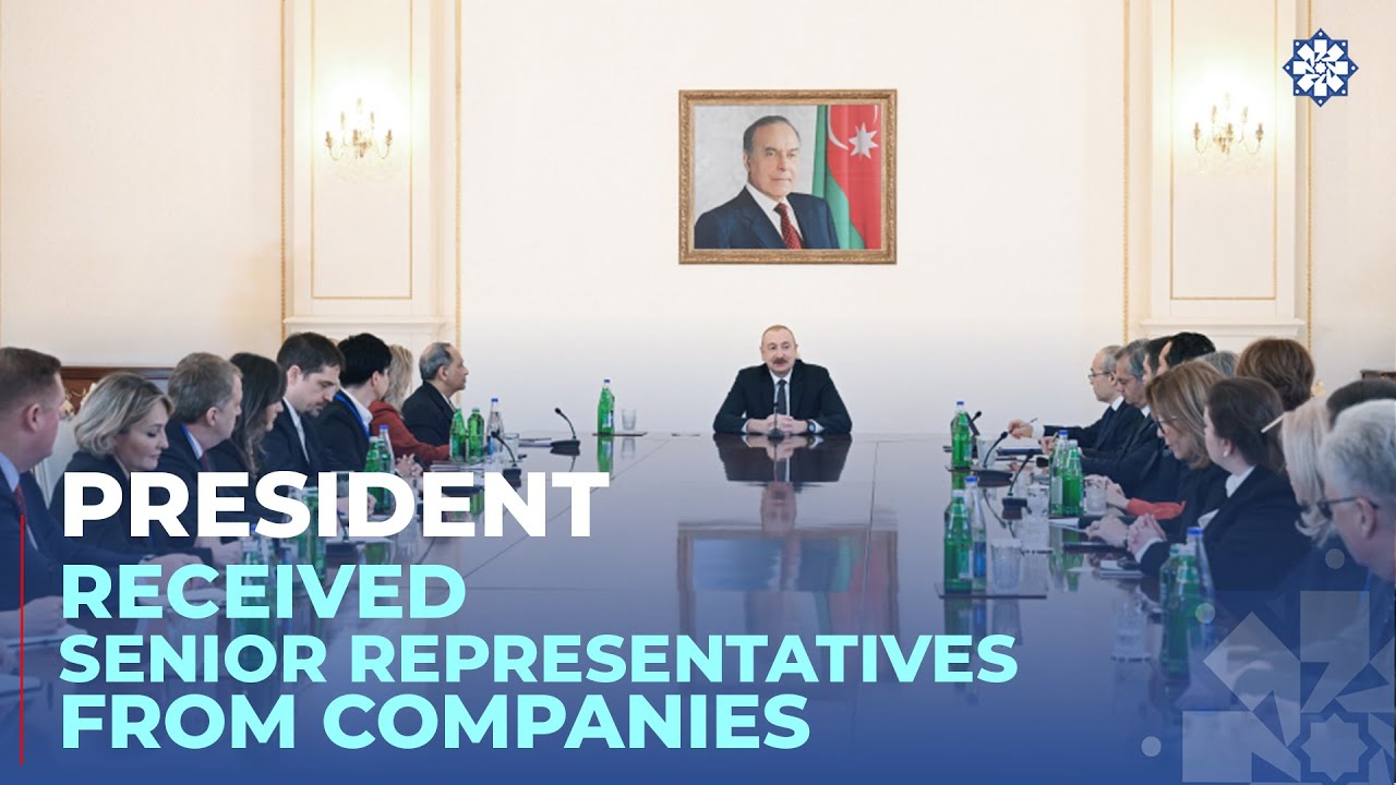 President Ilham Aliyev received delegation of the U.S. Chamber of Commerce