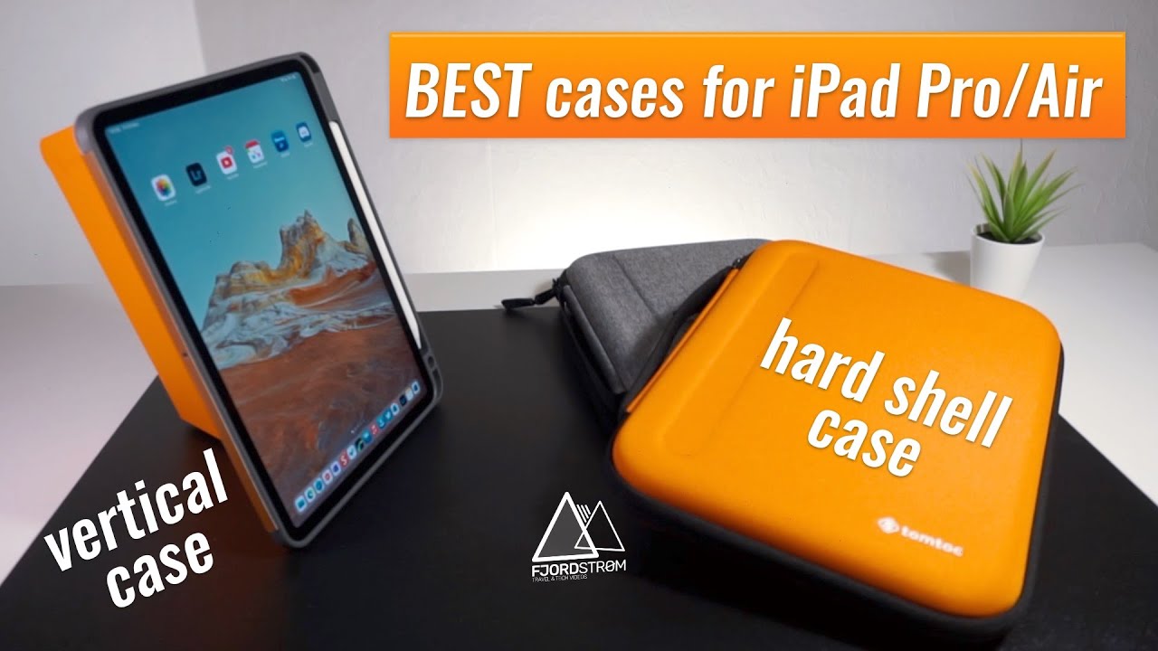 BEST cases for iPad Pro/Air: Tomtoc PadFolio + Vertical case (10.9/11/12.9 inch)