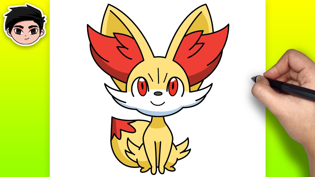 How to Draw FENNEKIN from Pokemon | Easy Step-by-Step