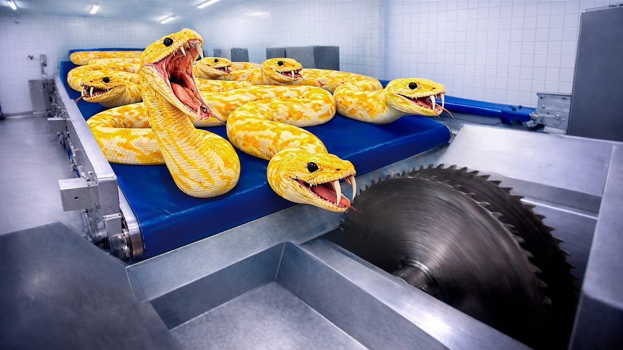 Inside The Largest Modern Python Leather Bag Factory & Luxury Production (Full Process)