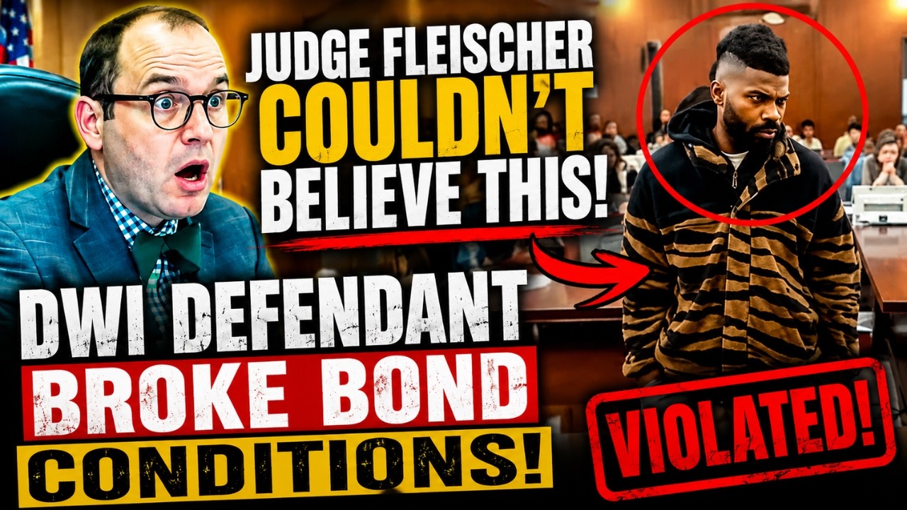 Judge Fleischer Couldn't Believe This DWI Defendant Violated Bond Conditions!