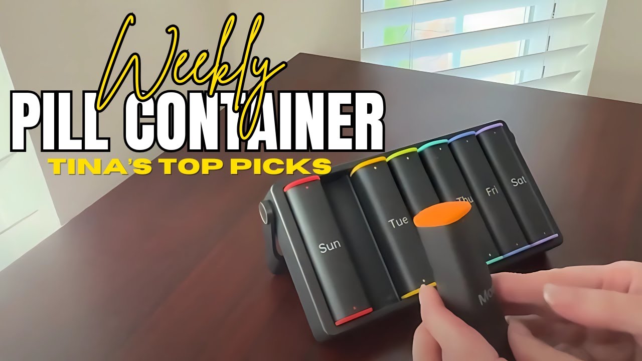 Perfect Daily, Weekly and Travel Pill Box