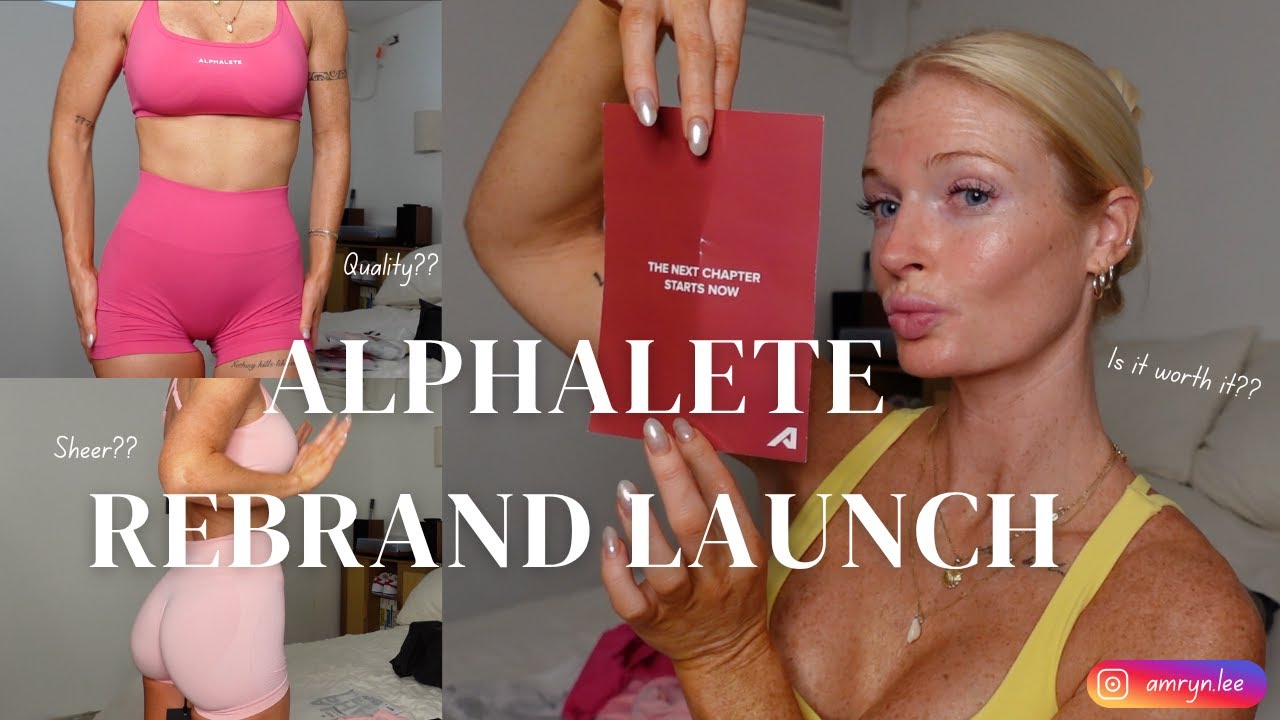 Alphalete Rebrand?? try on haul & review