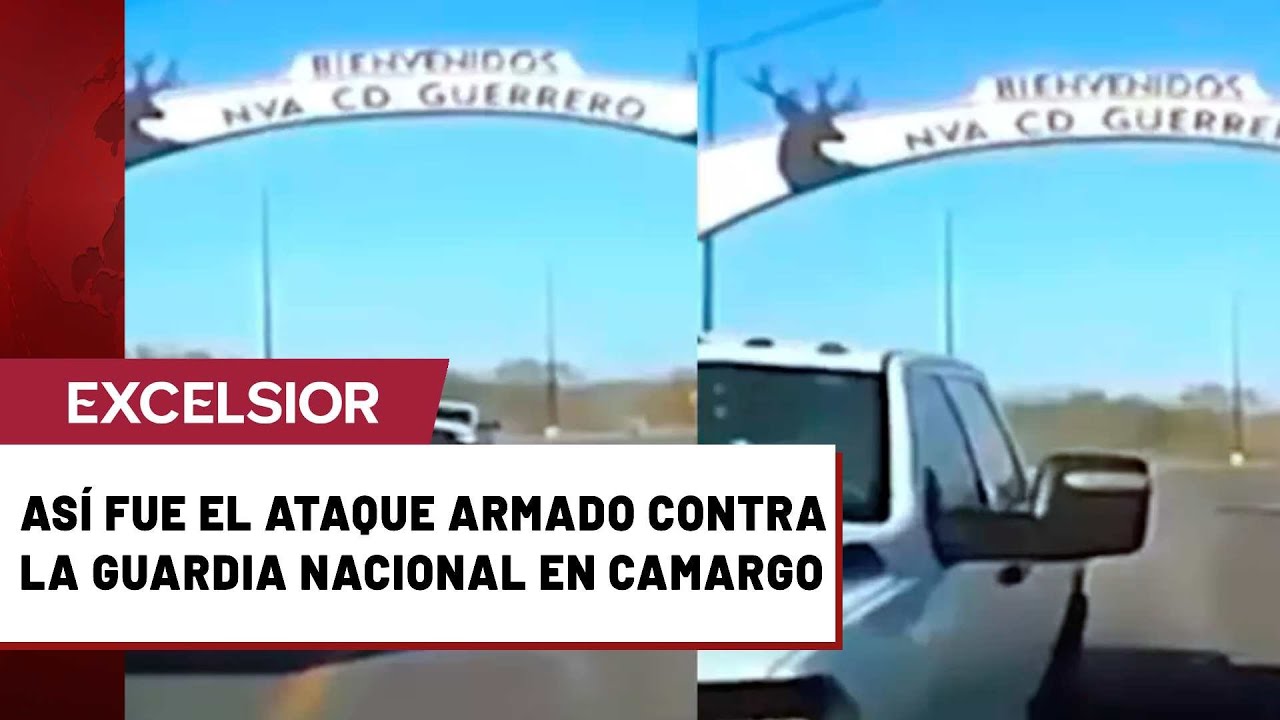 Graban ataque armado contra Guardia Nacional en Tamaulipas