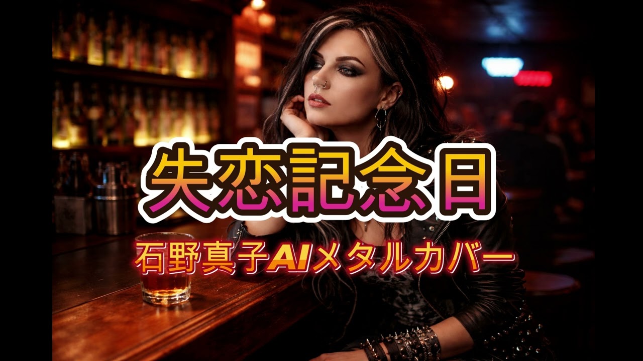 【suno AI】失恋記念日【石野真子メタルカバー】