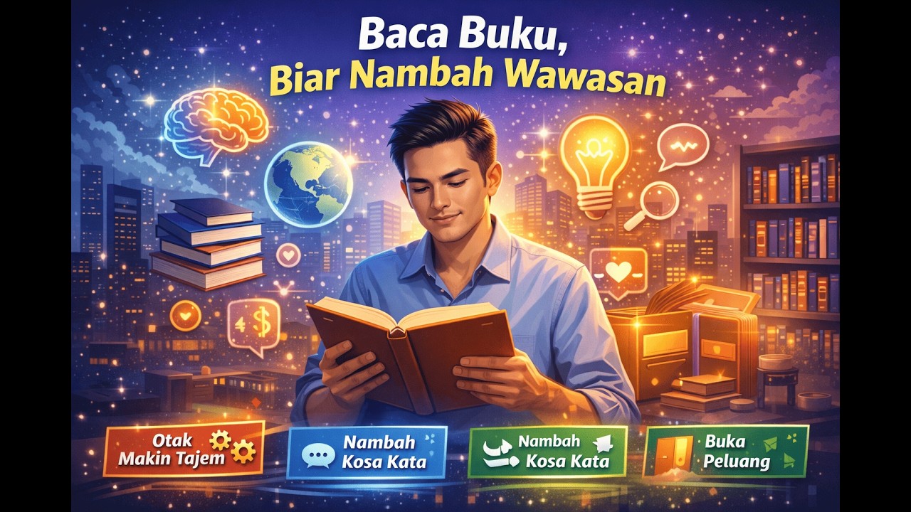BACA BUKU BISA NGUBAH HIDUP ! INI FAKTANYA !